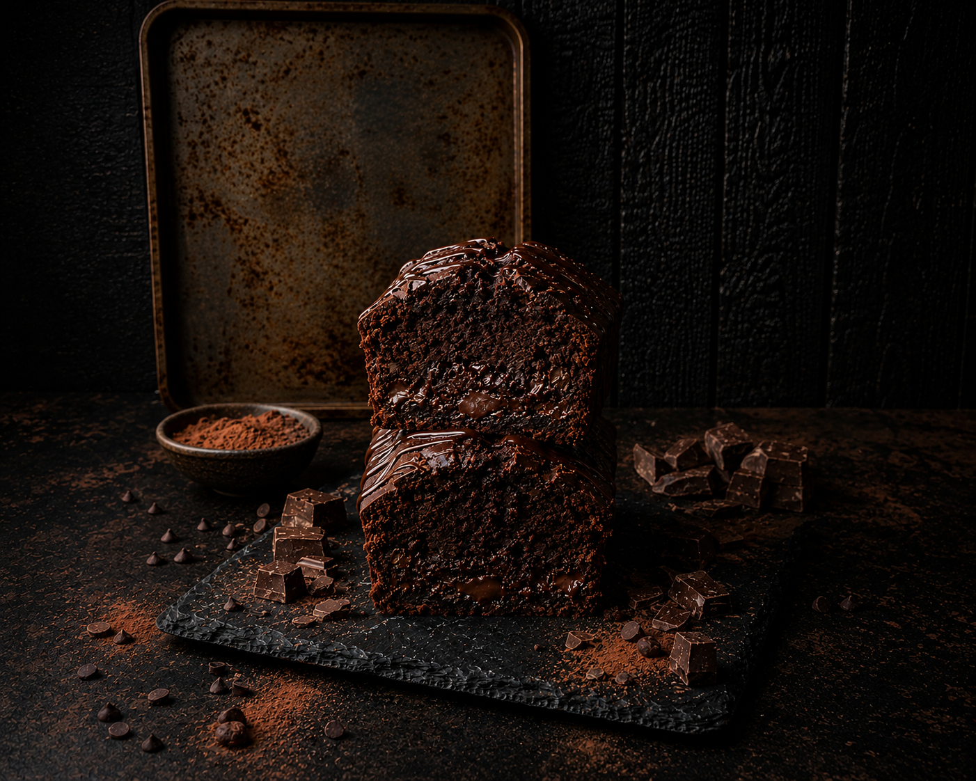 Triple Dark Cacao Chunk Loaf